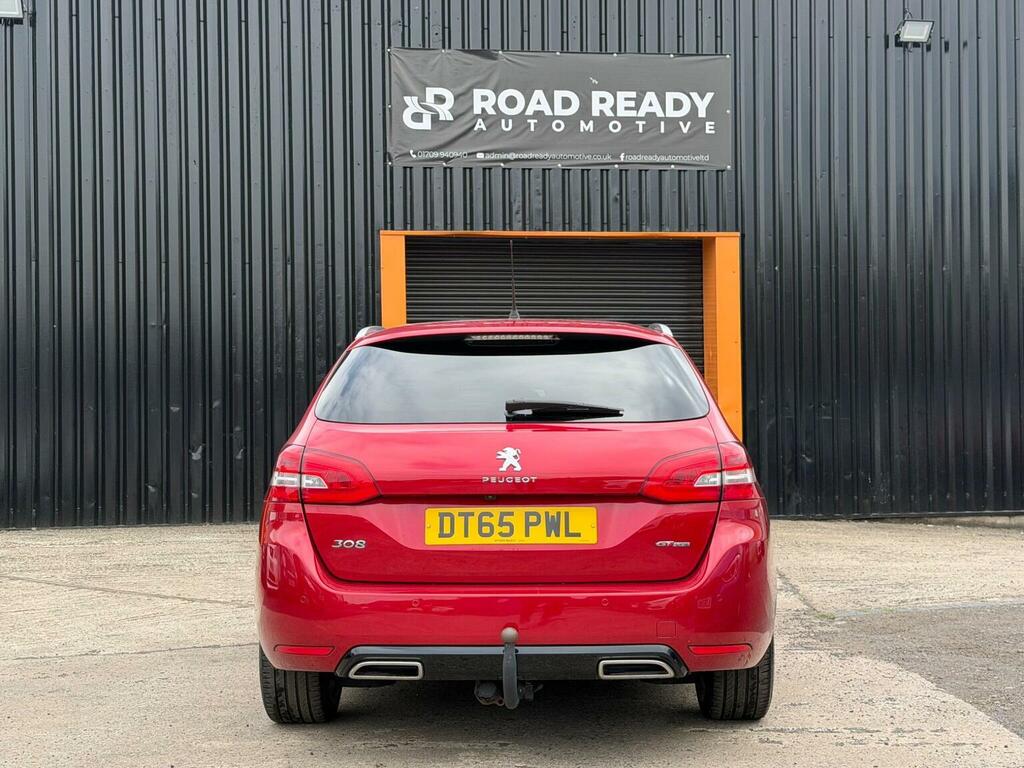 Peugeot 308 SW 2.0 Bluehdi Gt Line Eat Euro 6 Ss Red #3