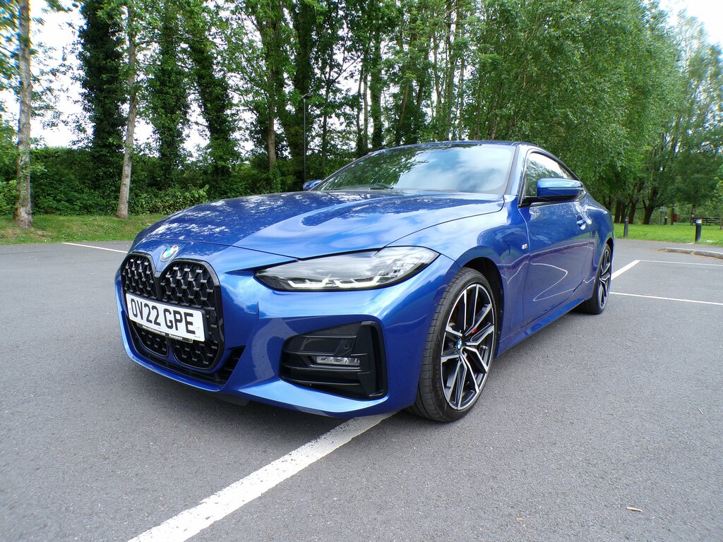 BMW 4 Series 2022 Bmw 4 Series 2.0 420D Xdrive M Sport Mhev Blue #4