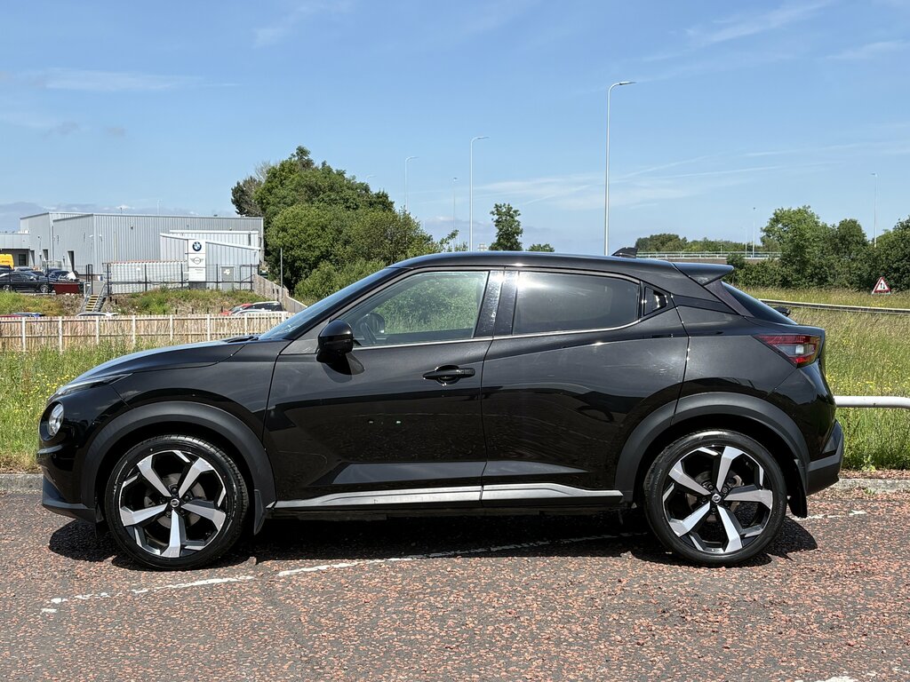 Nissan Juke 2020 Nissan Juke 1.0 Dig-t Tekna Dct AMZ2556 Black #3