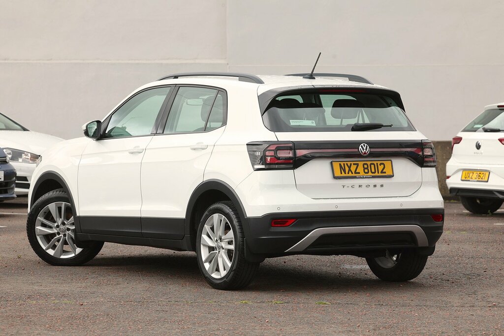 Volkswagen T-Cross 2019 Volkswagen T-cross 1.0 Se Tsi NXZ8012 White #3