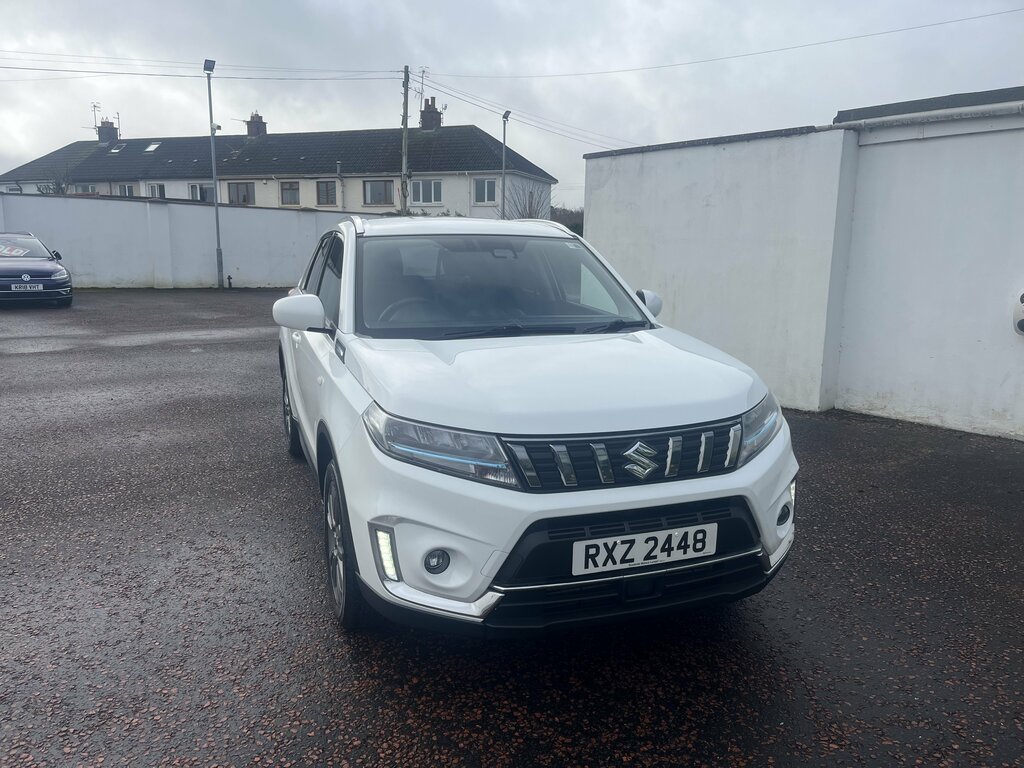 Suzuki Vitara 2022 Suzuki Vitara 1.4 Sz-t Boosterjet Mhev RXZ2448 White #4