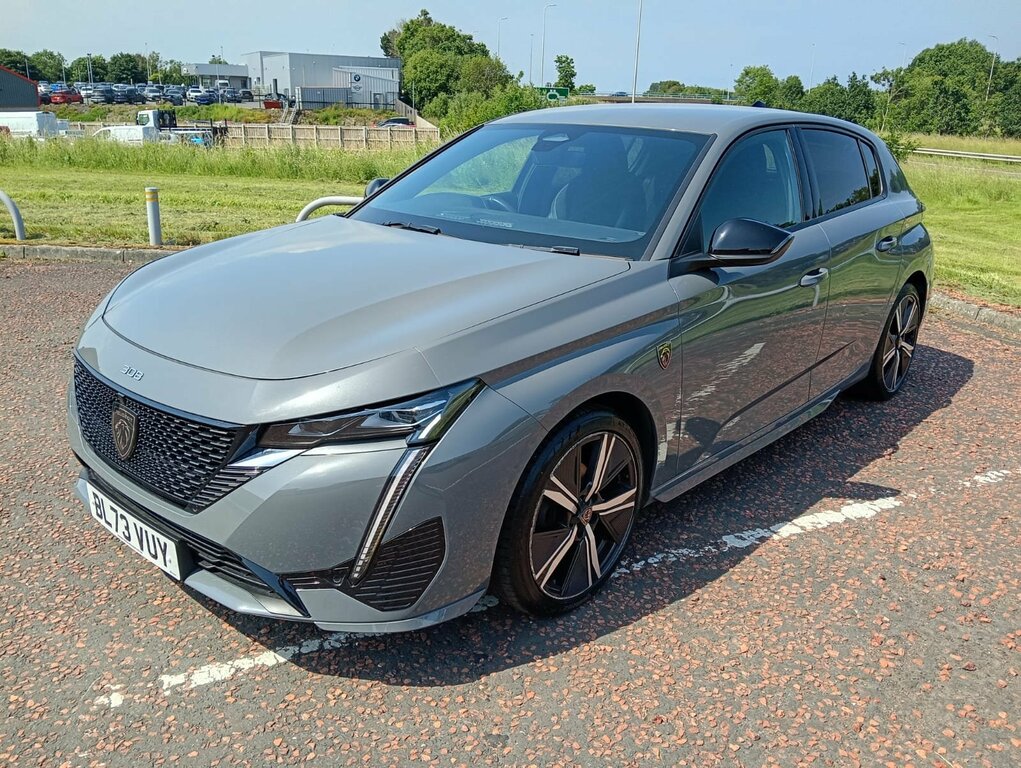 Peugeot 308 2023 Peugeot 308 1.2 Puretech Ss Gt BL73VUY Grey #2