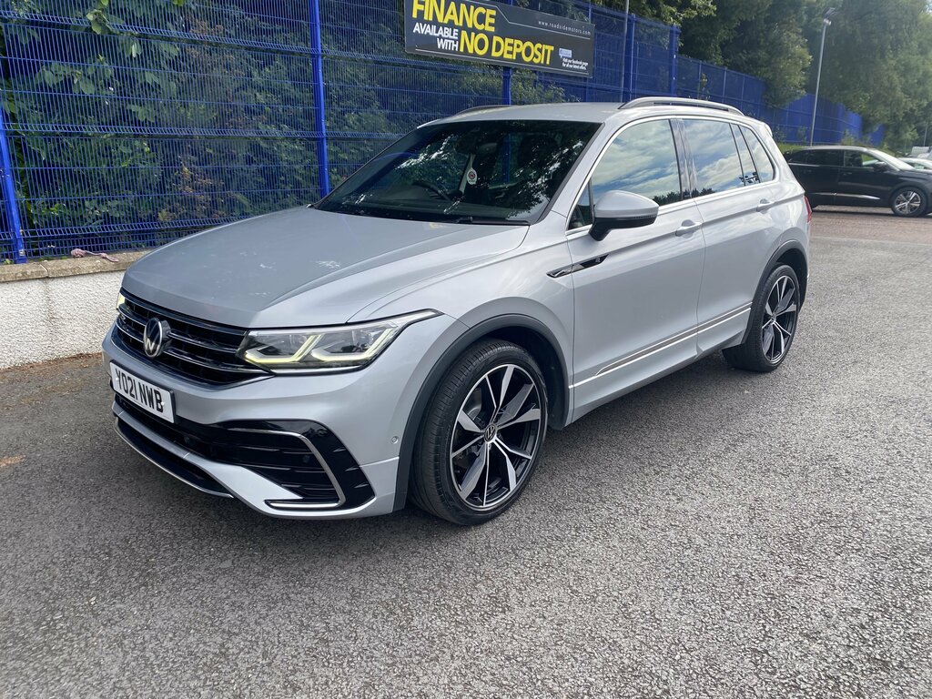 Volkswagen Tiguan 2021 Volkswagen Tiguan 2.0Tdi R-line Dsg YO21NWB Silver #4