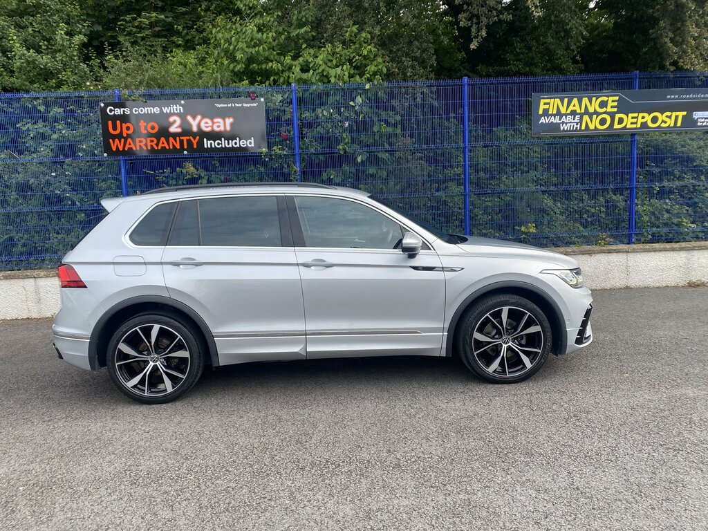 Volkswagen Tiguan 2021 Volkswagen Tiguan 2.0Tdi R-line Dsg YO21NWB Silver #2