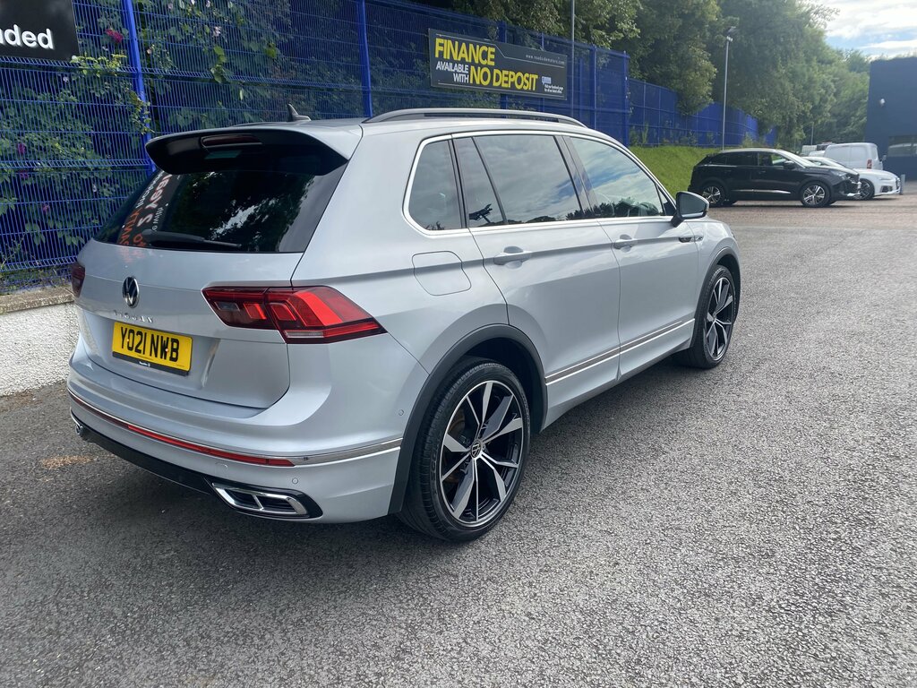 Volkswagen Tiguan 2021 Volkswagen Tiguan 2.0Tdi R-line Dsg YO21NWB Silver #3