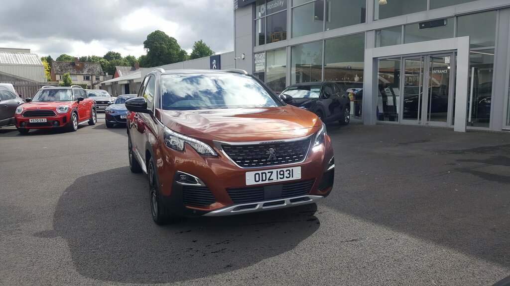 Peugeot 3008 2019 Peugeot 3008 1.5 Bluehdi Ss Gt Line Brown #3