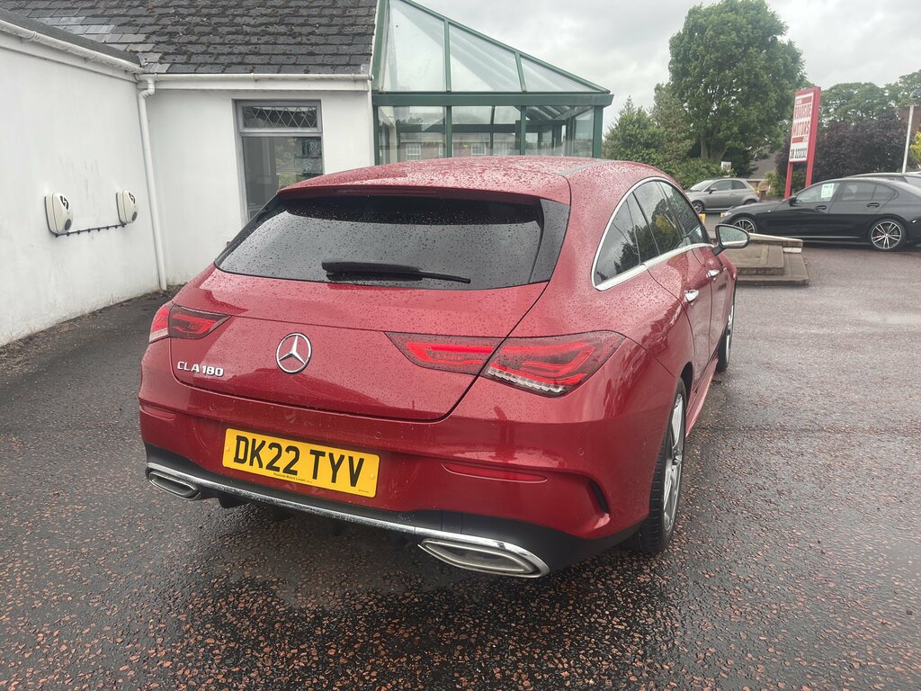Mercedes-Benz CLA Class 2022 Mercedes Cla 1.3 Cla 180 Amg Line Premium Plu Red #4
