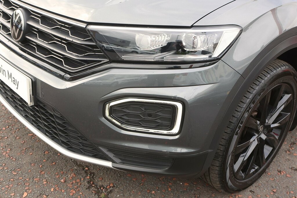 Volkswagen T-Roc 2021 Volkswagen T-roc 1.5 Black Edition Tsi Evo Grey #5