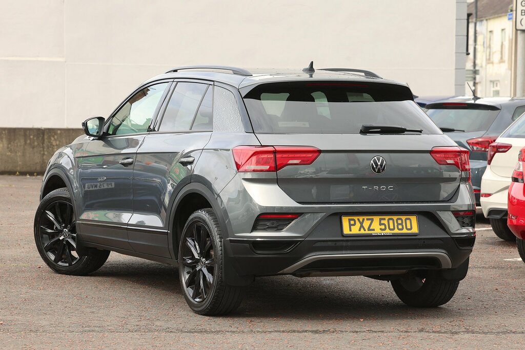 Volkswagen T-Roc 2021 Volkswagen T-roc 1.5 Black Edition Tsi Evo Grey #3