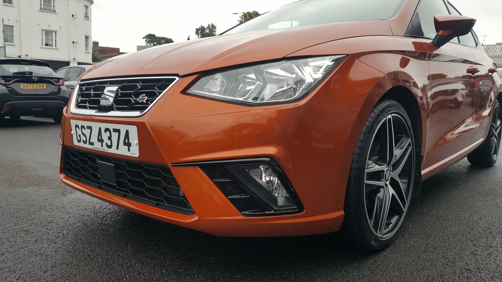 Seat Ibiza 2018 Seat Ibiza 1.0 Tsi Fr GSZ4374 Orange #6