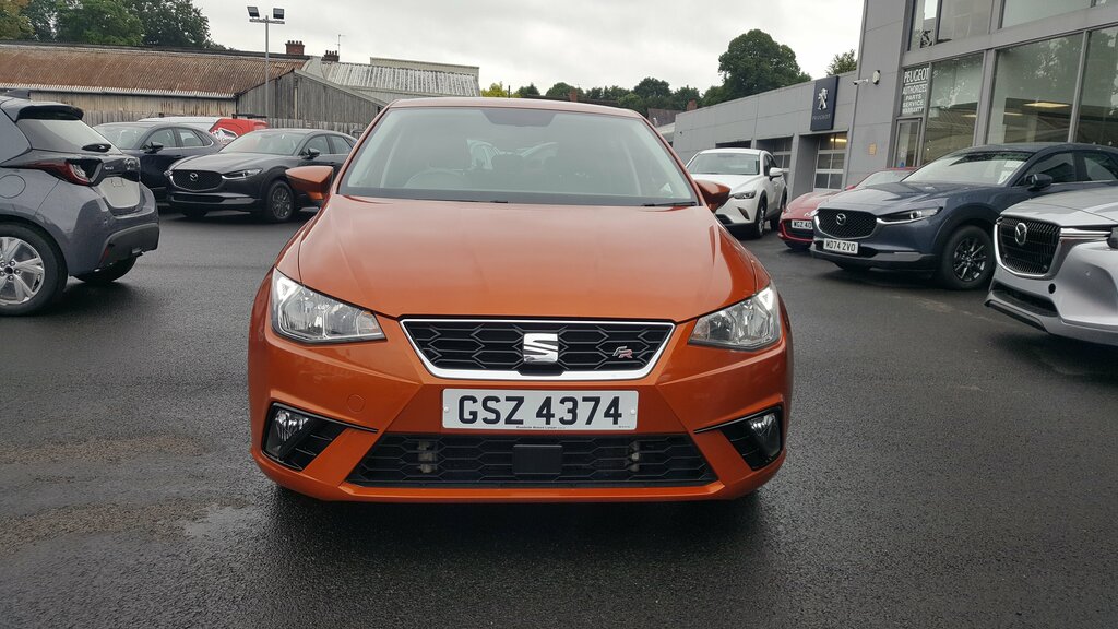 Seat Ibiza 2018 Seat Ibiza 1.0 Tsi Fr GSZ4374 Orange #3
