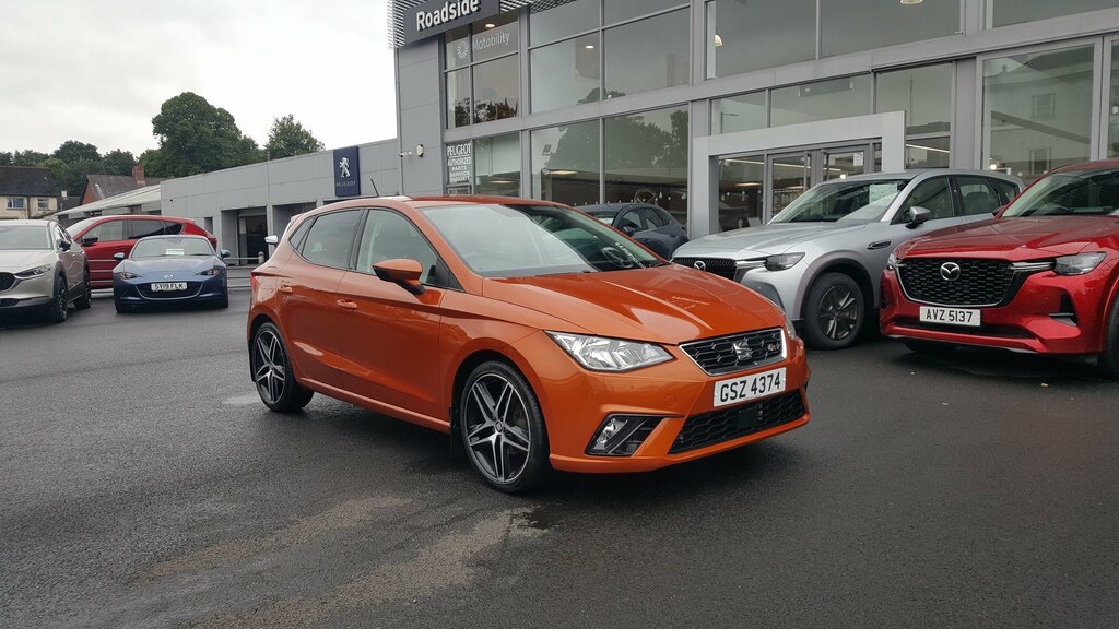 Seat Ibiza 2018 Seat Ibiza 1.0 Tsi Fr GSZ4374 Orange #2