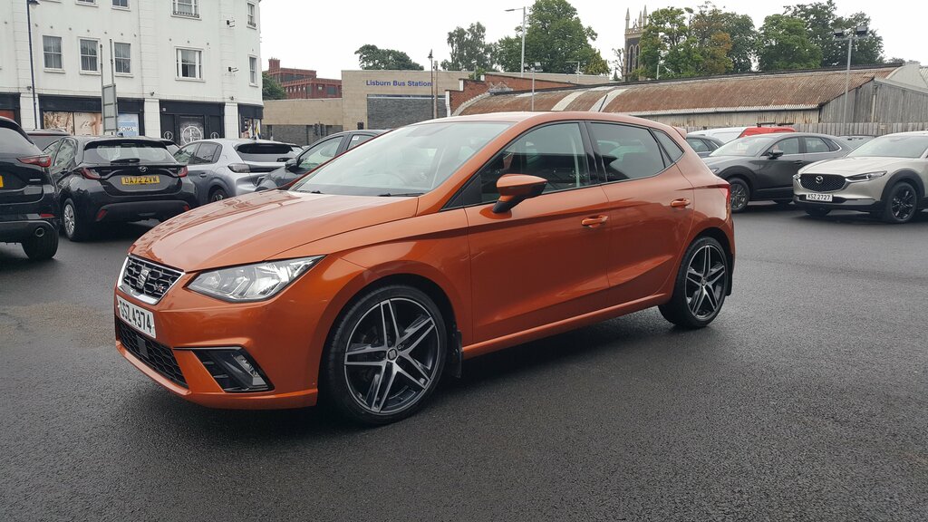Seat Ibiza 2018 Seat Ibiza 1.0 Tsi Fr GSZ4374 Orange #5