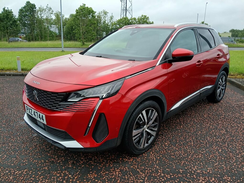 Peugeot 3008 2021 Peugeot 3008 1.5 Bluehdi Ss Allure Premium Red #2
