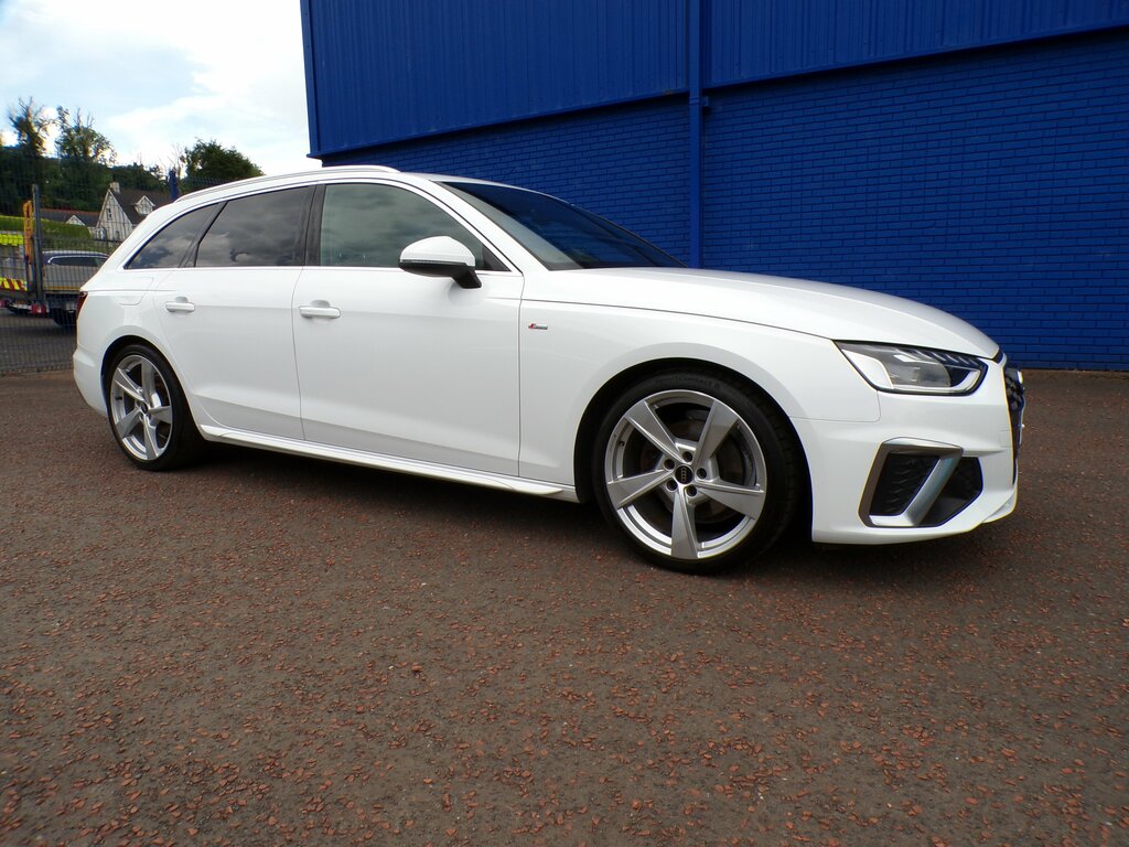 Audi A4 Avant 2023 Audi A4 2.0 Avant Tdi S Line Mhev White