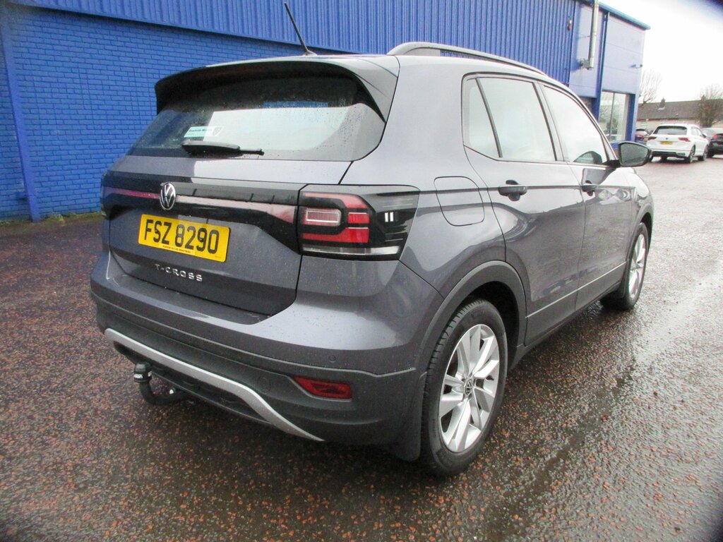 Volkswagen T-Cross 2022 Volkswagen T-cross 1.0 Se Tsi Dsg Grey #3