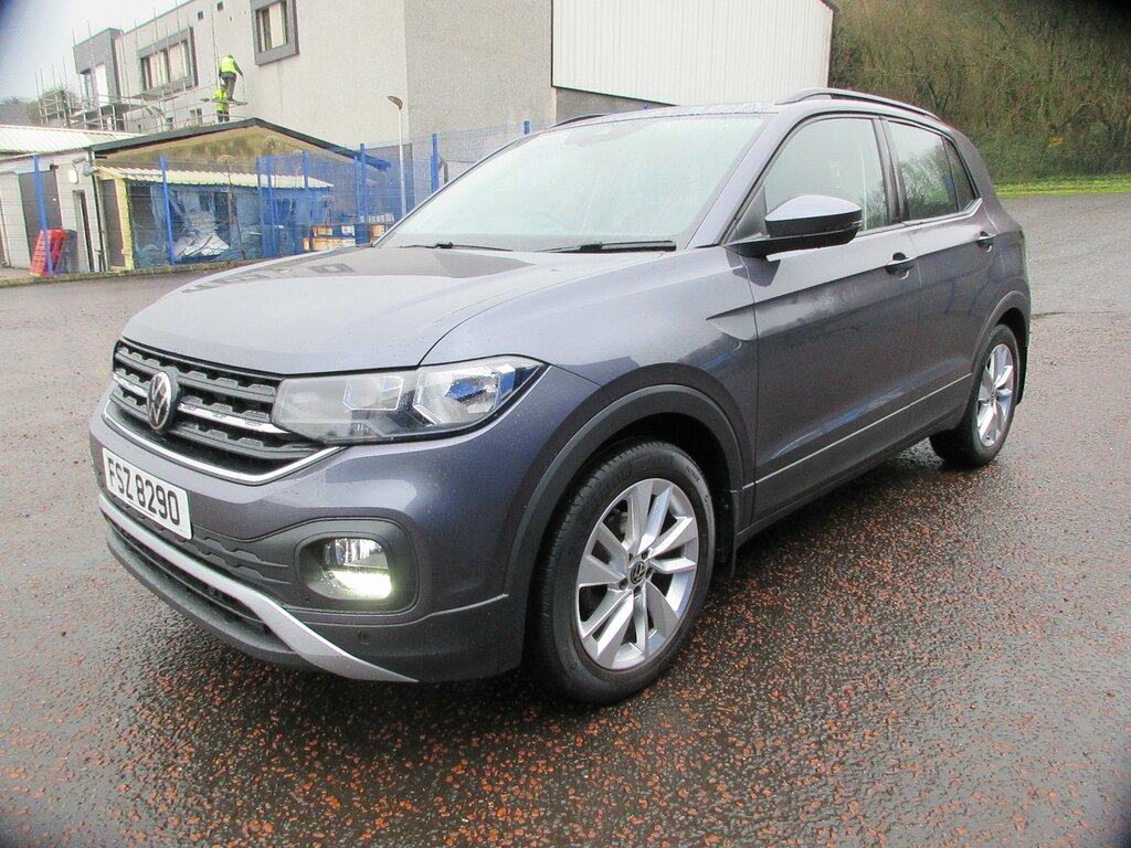 Volkswagen T-Cross 2022 Volkswagen T-cross 1.0 Se Tsi Dsg Grey #5