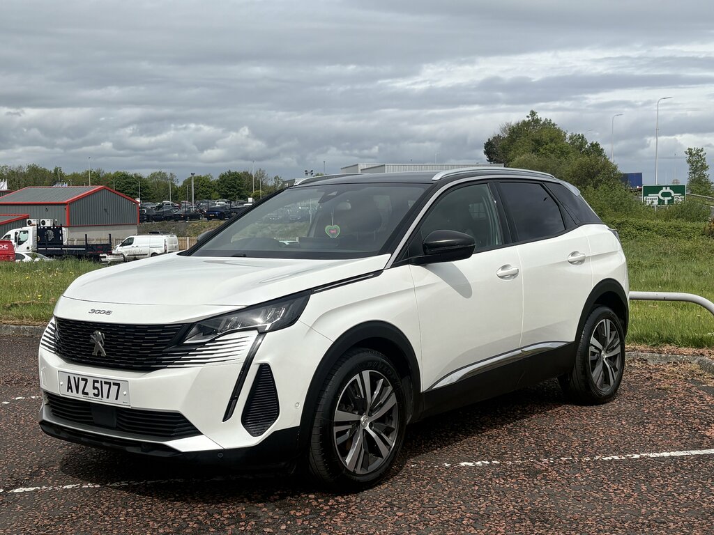 Peugeot 3008 2023 Peugeot 3008 1.5 Bhdi130 Allure Premium Plus AVZ5177 White #2