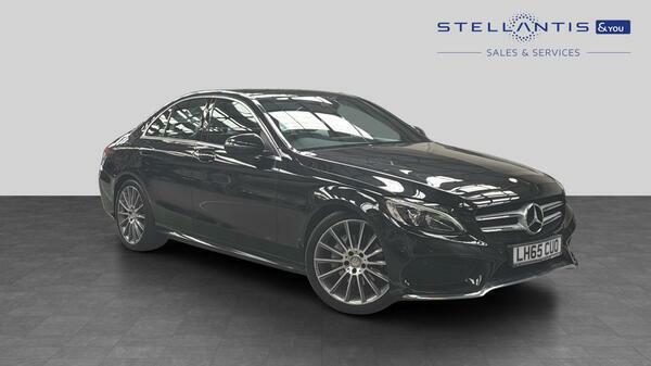Mercedes-Benz C Class 2.0 C200 Amg Line Premium Plus Saloon Black