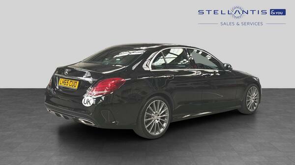 Mercedes-Benz C Class 2.0 C200 Amg Line Premium Plus Saloon Black #3