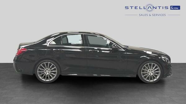 Mercedes-Benz C Class 2.0 C200 Amg Line Premium Plus Saloon Black #2