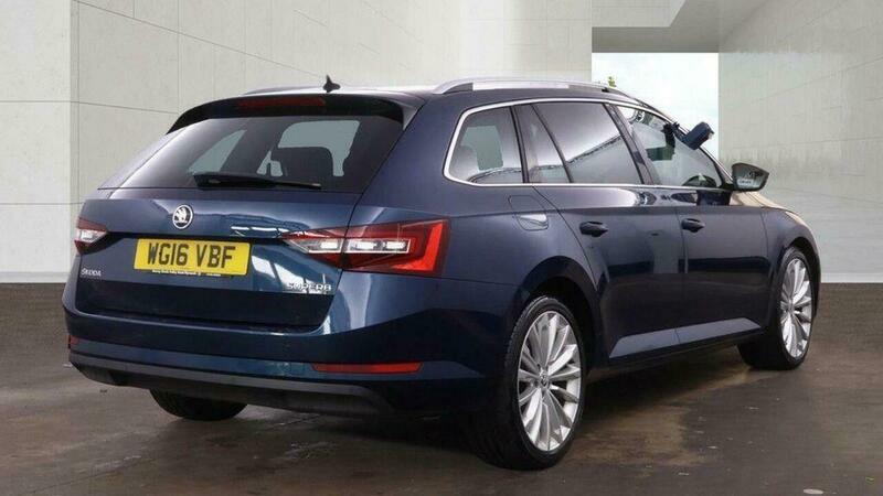 Skoda Superb 2.0 Tdi Se L Blue #4