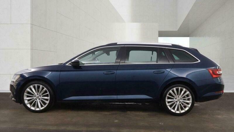 Skoda Superb 2.0 Tdi Se L Blue #6