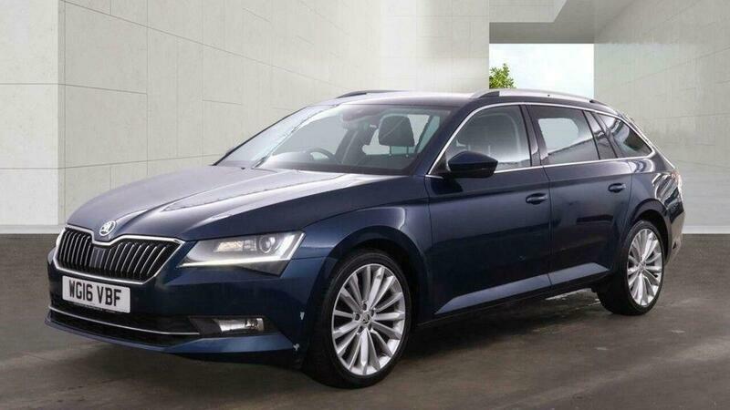 Skoda Superb 2.0 Tdi Se L Blue #2