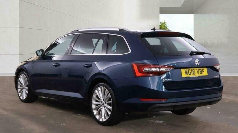 Skoda Superb 2.0 Tdi Se L Blue #3
