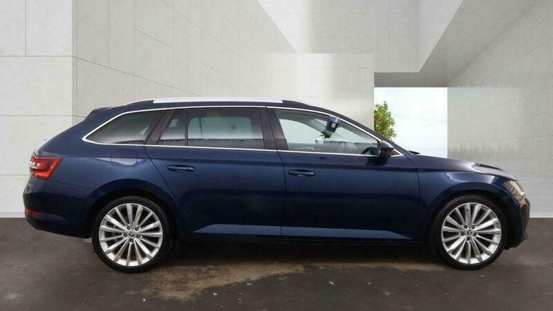 Skoda Superb 2.0 Tdi Se L Blue #5