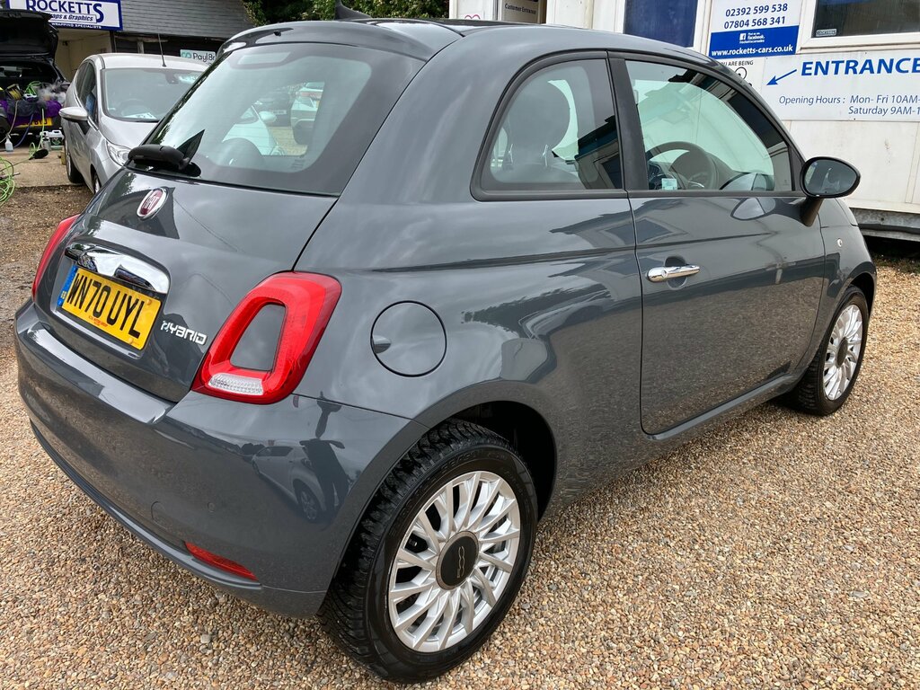 Fiat 500 1.0 Mhev Lounge. Hybrid. Low Miles. Barga WN70UYL Grey #5