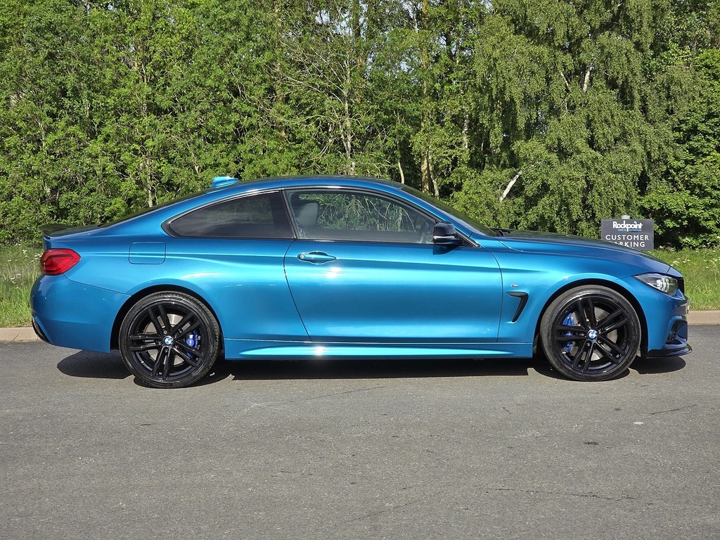 BMW 4 Series 430D M Sport FM67DZO Blue #5