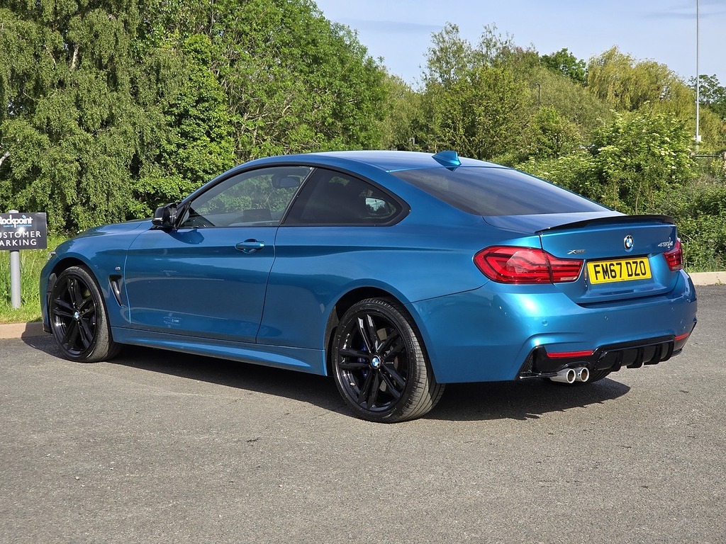 BMW 4 Series 430D M Sport FM67DZO Blue #2