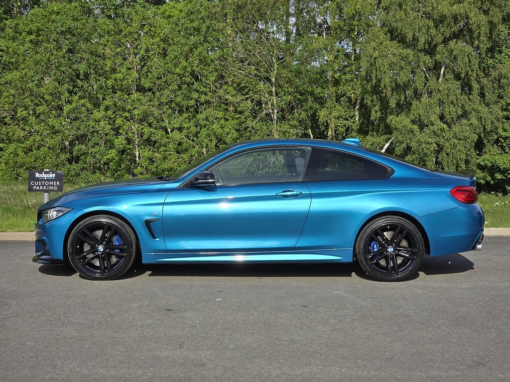 BMW 4 Series 430D M Sport FM67DZO Blue #6