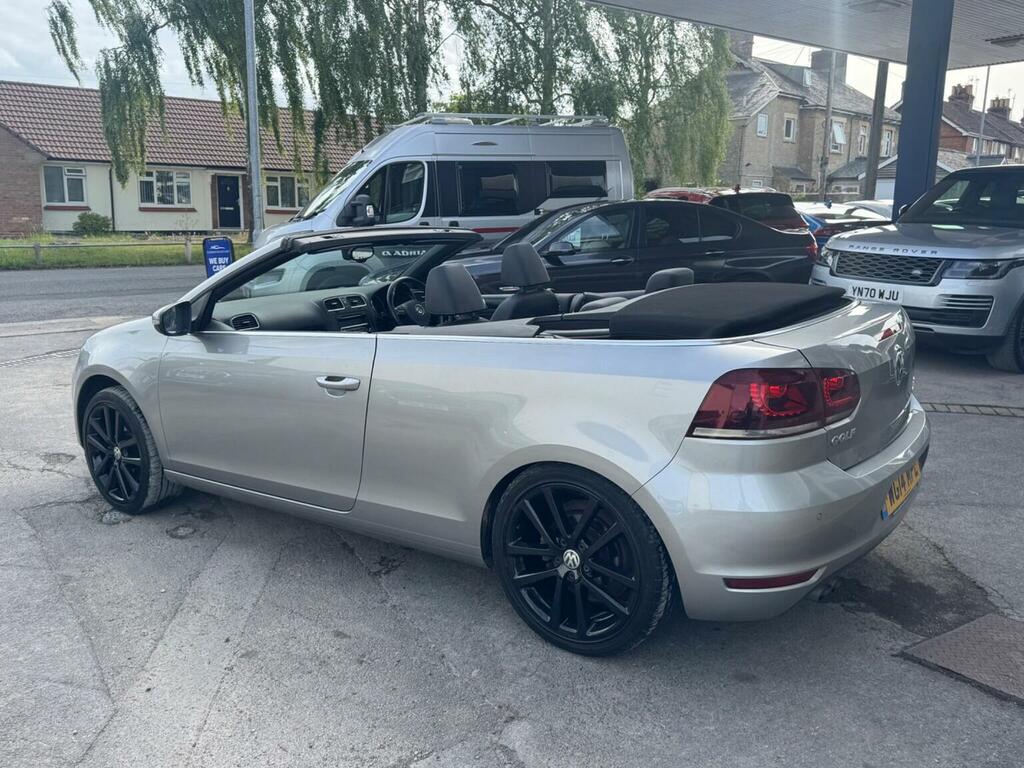 Volkswagen Golf 2.0 Tdi Bluemotion Tech Gt Cabriolet Euro 5 Ss WG14MPZ Silver #6