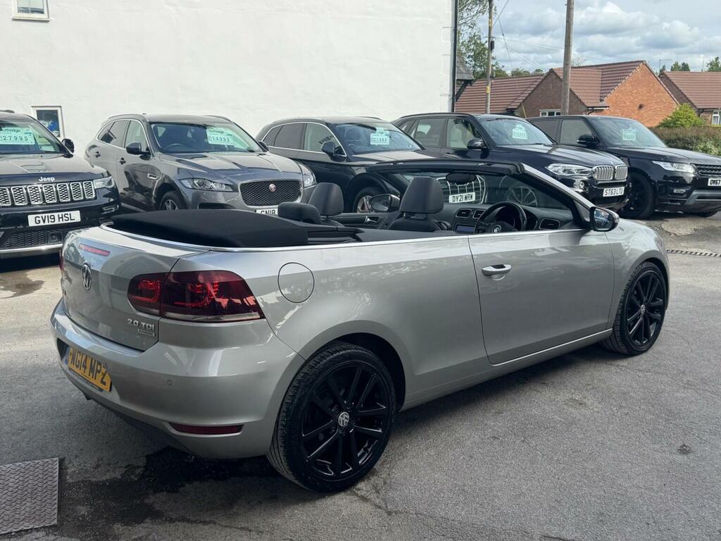 Volkswagen Golf 2.0 Tdi Bluemotion Tech Gt Cabriolet Euro 5 Ss WG14MPZ Silver #3
