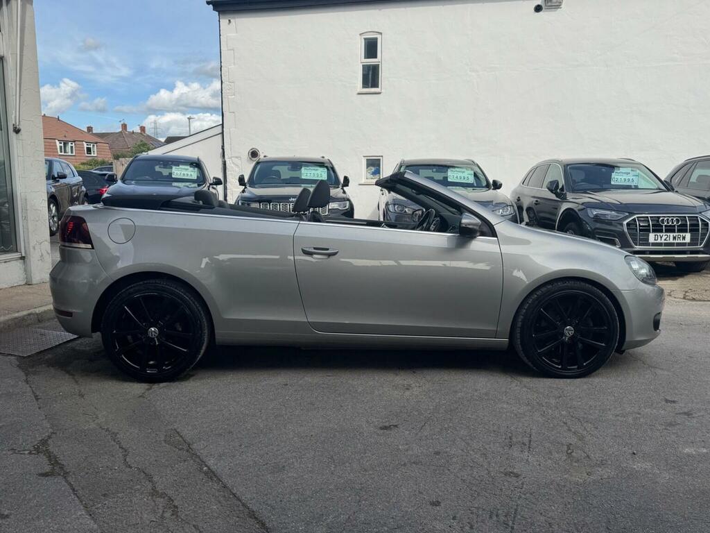 Volkswagen Golf 2.0 Tdi Bluemotion Tech Gt Cabriolet Euro 5 Ss WG14MPZ Silver #4