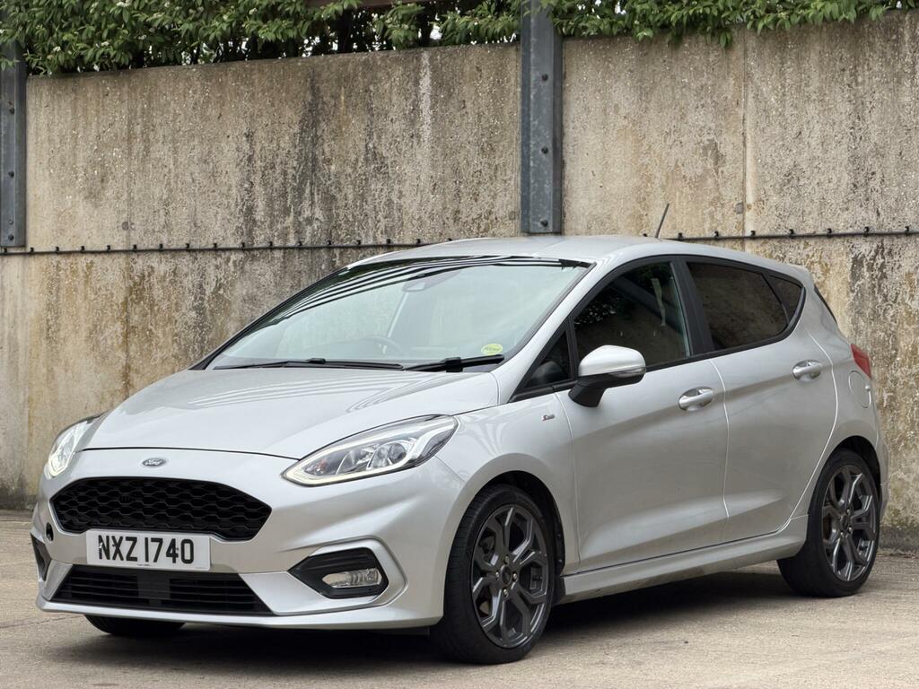 Ford Fiesta 1.0T Ecoboost St-line Euro 6 Ss NXZ1740 Silver #4