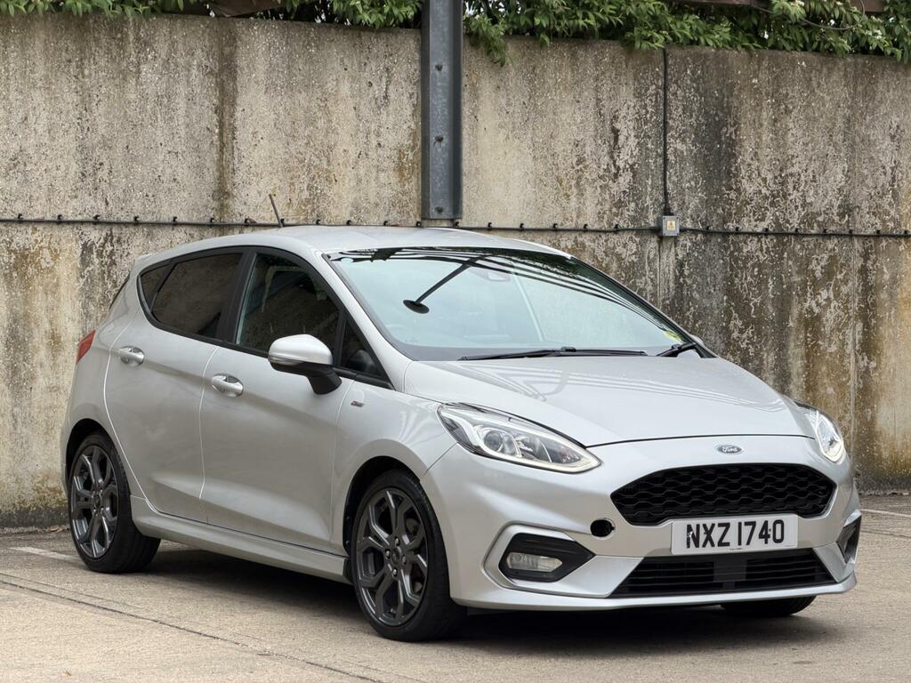 Ford Fiesta 1.0T Ecoboost St-line Euro 6 Ss NXZ1740 Silver #6