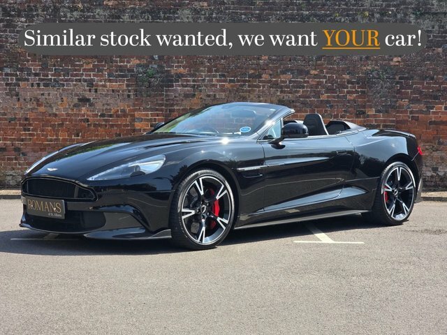Aston Martin Vanquish 6.0 V12 S Volante T-troniii Euro 6 595 Black