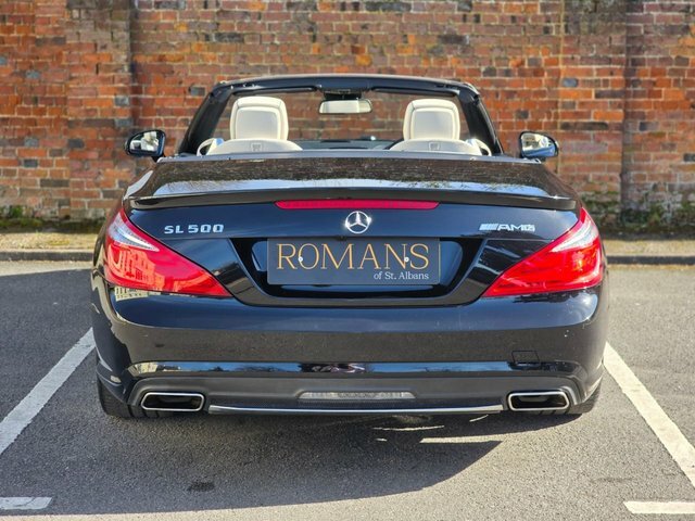 Mercedes-Benz SL Class 4.7 Sl500 Amg Sport Convertible G-troni Black #4