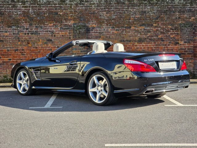 Mercedes-Benz SL Class 4.7 Sl500 Amg Sport Convertible G-troni Black #3