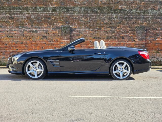 Mercedes-Benz SL Class 4.7 Sl500 Amg Sport Convertible G-troni Black #2