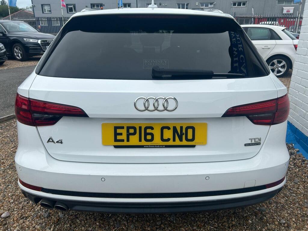 Audi A4 Avant 2.0 Tdi S Line S Tronic Quattro Euro 6 Ss White #4