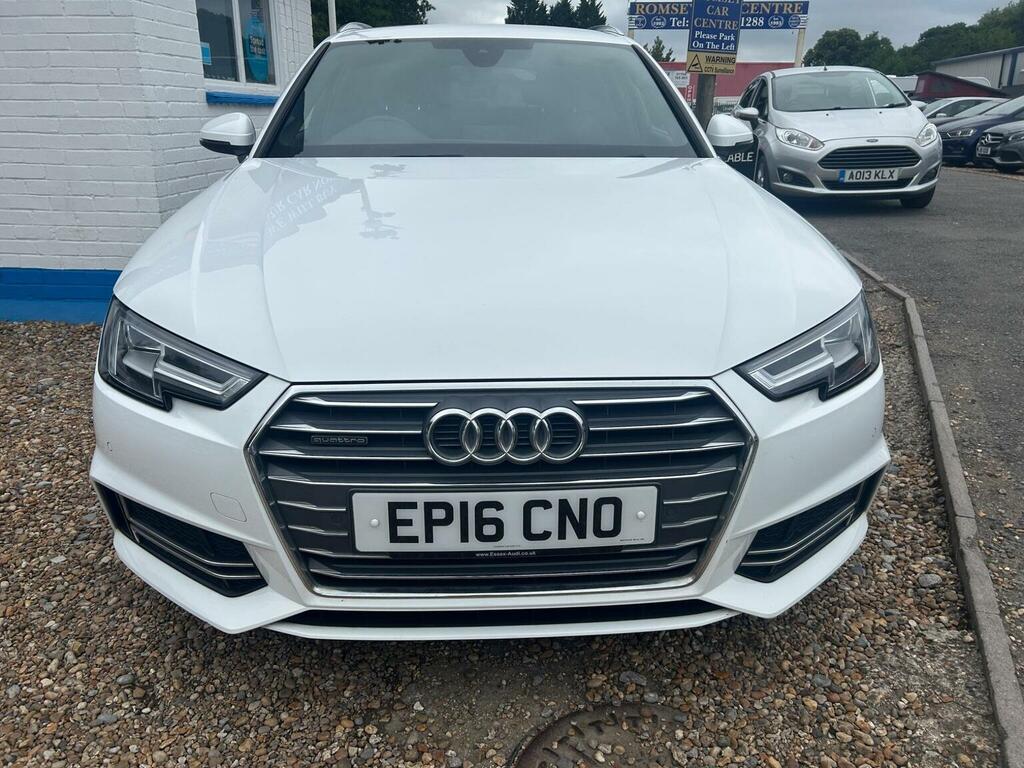 Audi A4 Avant 2.0 Tdi S Line S Tronic Quattro Euro 6 Ss White #6