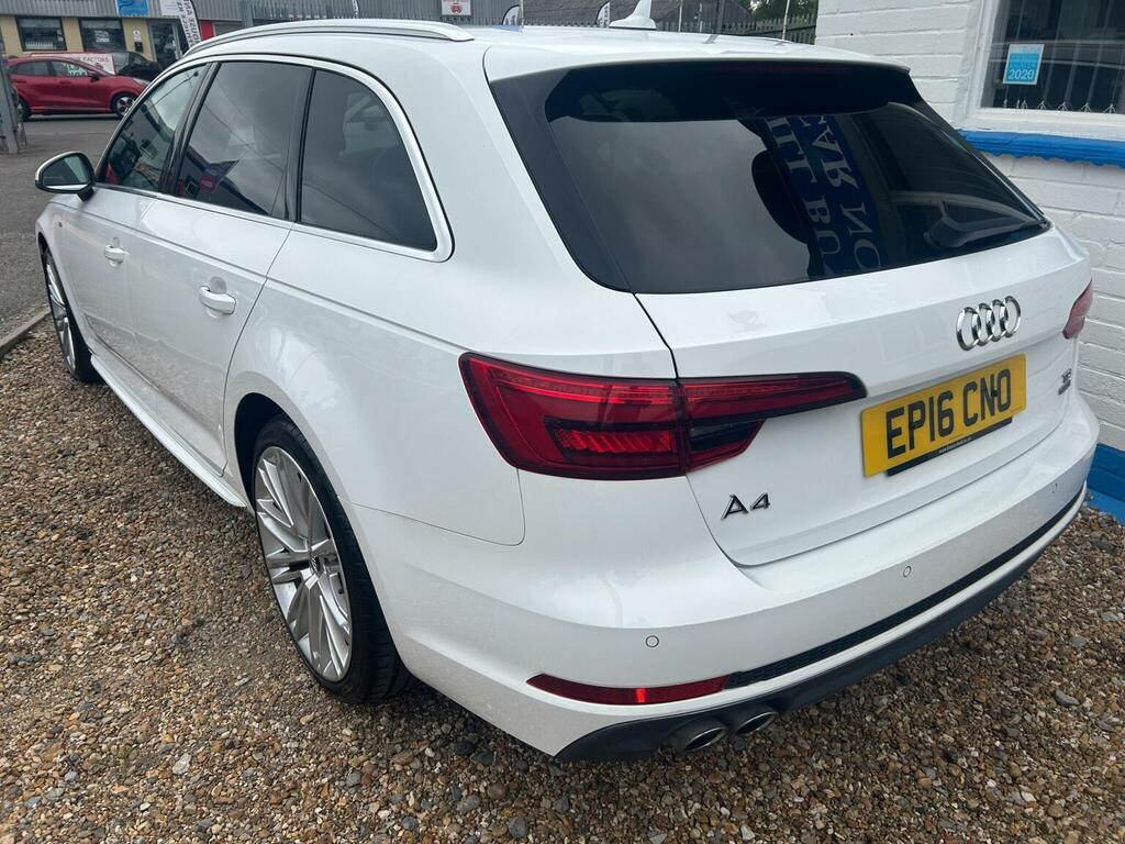 Audi A4 Avant 2.0 Tdi S Line S Tronic Quattro Euro 6 Ss White #3