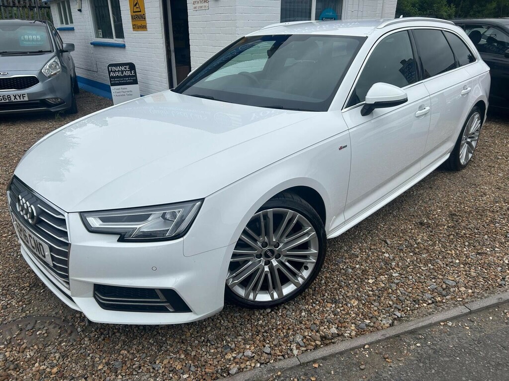 Audi A4 Avant 2.0 Tdi S Line S Tronic Quattro Euro 6 Ss White