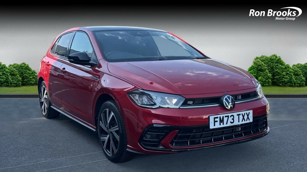 Volkswagen Polo 1.0 Tsi R-line Dsg Euro 6 Red