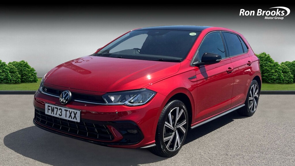 Volkswagen Polo 1.0 Tsi R-line Dsg Euro 6 FM73TXX Red #3