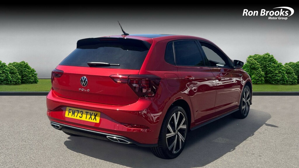 Volkswagen Polo 1.0 Tsi R-line Dsg Euro 6 FM73TXX Red #2